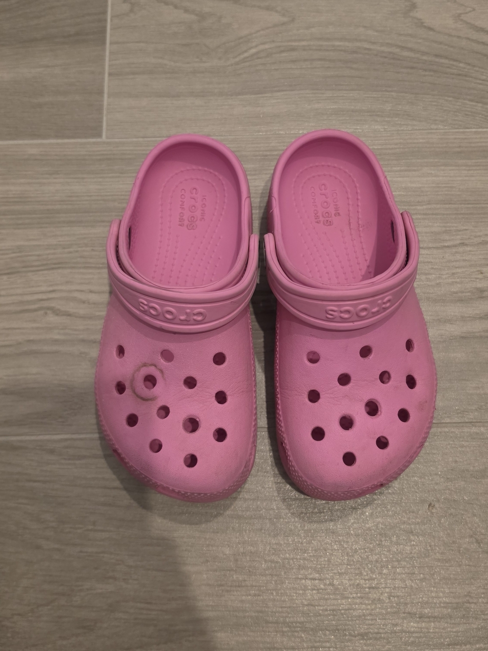 CROCS Kids Slip-On Clog in Bright Pink